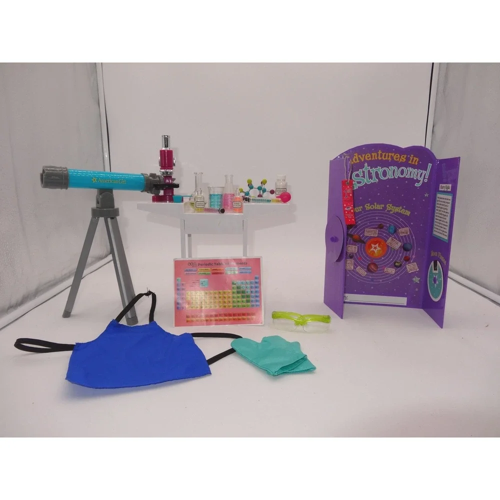 American Girl Doll Science Fair Set Our Generation Science Items Telescope Lab